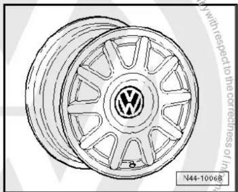 VOLKSWAGEN Golf Variant (2007) - Wheel allocation for Sharan, Sharan Syncro. Type 7M model year 1996 to model year 2000 - 7