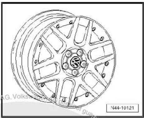 VOLKSWAGEN Golf Variant (2007) - 6^1/_2 J x 16 offset 43 - 7