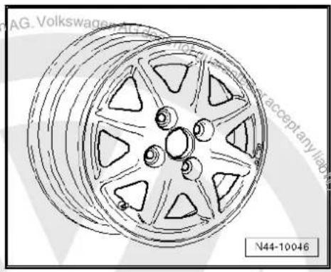 VOLKSWAGEN Golf Variant (2007) - Wheel allocation Lupo, type 6X model year 1999 to model year 2005 - 9