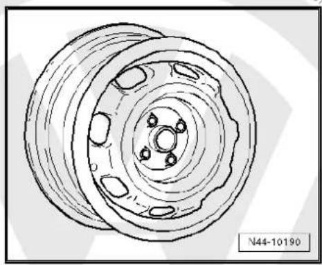 VOLKSWAGEN Golf Variant (2007) - Wheel allocation Golf cabriolet; type 1E from model year 1998 to model year 2002 - 4