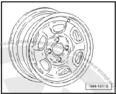 VOLKSWAGEN Golf Variant (2007) - 5^1/_2 J x 13 - 3