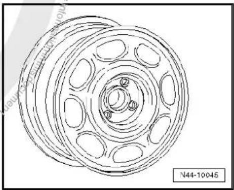 VOLKSWAGEN Golf Variant (2007) - Wheel allocation Lupo, type 6X model year 1999 to model year 2005 - 3