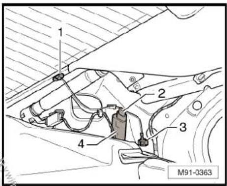 VOLKSWAGEN Golf Variant (2010) - Renewing aerial wires - 1