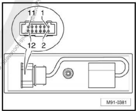VOLKSWAGEN Golf Variant (2010) - Removing and installing CD changer - R41- - 1