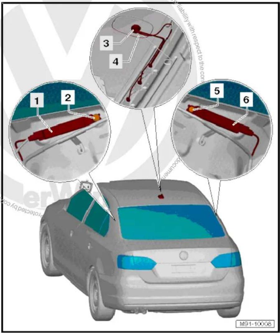 VOLKSWAGEN Golf Variant (2010) - - Aerial amplifier 2 -R111- - 1