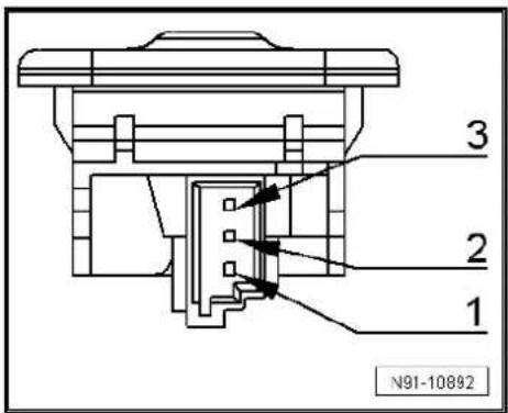 VOLKSWAGEN Golf Variant (2010) - Connector for connection for external audio sources -R199- - 1