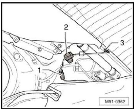 VOLKSWAGEN Golf Variant (2010) - Renewing aerial wires - 2