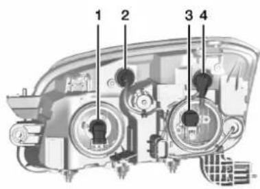 CHEVROLET Trax (2013) - Phares, clignotantsavant etfeuxdestationnement - 1
