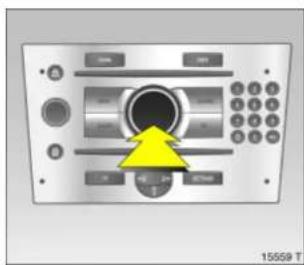 OPEL Combo (2009) - Graphical information display \*, selecting functions - 2