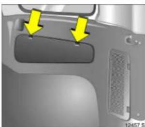OPEL Combo (2009) - Information on directional tyres \* - 1