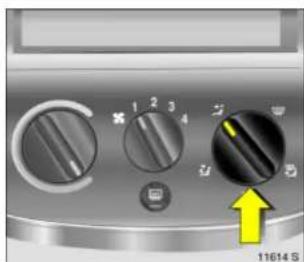 OPEL Combo (2009) - Heating and ventilation system Temperature - 2