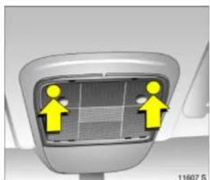OPEL Combo (2009) - Front courtesy lamp - 1
