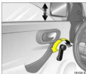 OPEL Combo (2009) - To retract exterior mirrors - 3