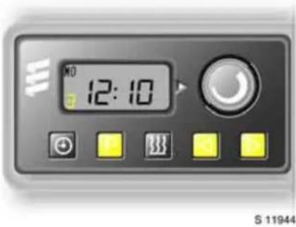 OPEL Movano (2008) - Changing the period for which heating is operating - 1