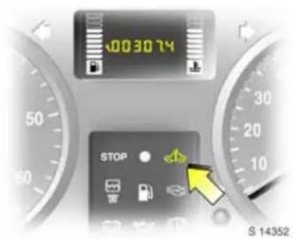 OPEL Movano (2008) - To carry out regeneration ^1) : - 1