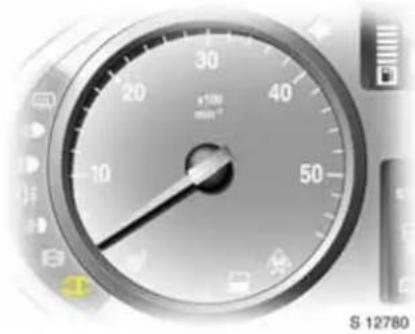 OPEL Movano (2008) - Control indicator ◄ for engine electronics - 1