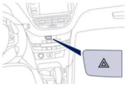 PEUGEOT 208 (2013) - Signal de détresse - 1