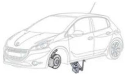PEUGEOT 208 (2013) - Montage de la roue - 1