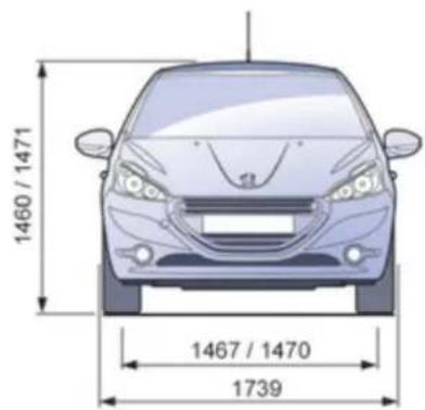 PEUGEOT 208 (2013) - Frein de stationnement - 8
