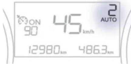 PEUGEOT 208 (2013) - Affichage au combiné - 1