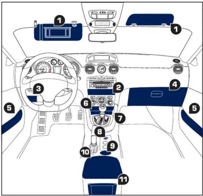 PEUGEOT RCZ (2011) - AMÉNAGEMENTS INTÉRIEURS - 1