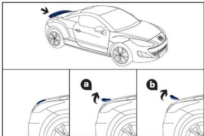 PEUGEOT RCZ (2011) - AILERON MOBILE - 1