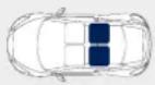 PEUGEOT RCZ (2012) - LOCATIONS FOR CHILD SEATS SECURED USING THE SEAT BELT - 2