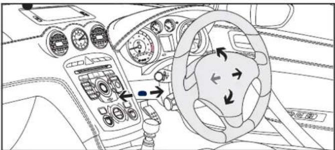 PEUGEOT RCZ (2012) - STEERING WHEEL ADJUSTMENT - 1