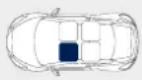 PEUGEOT RCZ (2012) - LOCATIONS FOR CHILD SEATS SECURED USING THE SEAT BELT - 1