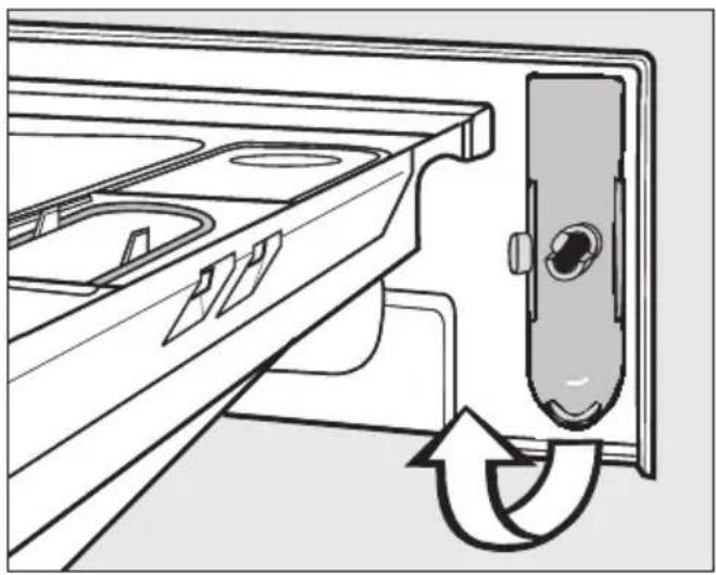 MIELE W 5877 WPS Edition 111 - Opening the drum door in the event of a blocked drain outlet and/or power failure - 1