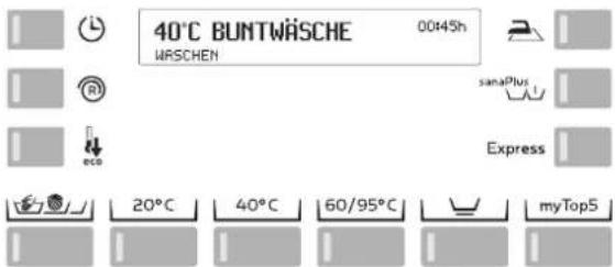 Schulthess Spirit eMotion 7030i - Programmzeit / Programmstand - 1
