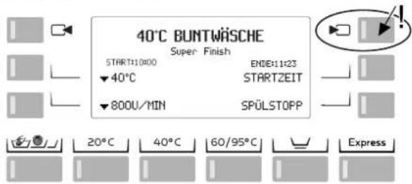 Schulthess Spirit TopLine 7540i - Zusatzfunktionen wählen - 1