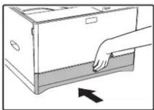 SHARP MX-C300W - Loading the paper tray - 5