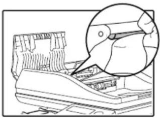 SHARP MX-C300W - CLEANING THE AUTOMATIC DOCUMENT FEEDER ROLLERS - 2