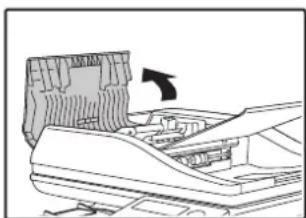 SHARP MX-C300W - CLEANING THE AUTOMATIC DOCUMENT FEEDER ROLLERS - 1