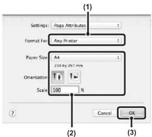 SHARP MX-C300W - Select paper settings. - 1