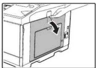 SHARP MX-C300W - Open the bypass tray and the side cover. - 1