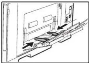 SHARP MX-C300W - Set the paper guides to the copy paper width. - 1