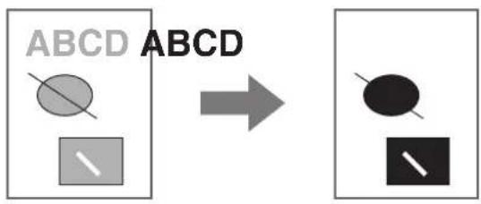 SHARP MX-C300W - PRINTING FAINT TEXT AND LINES IN BLACK (Text To Black/Vector To Black) - 1