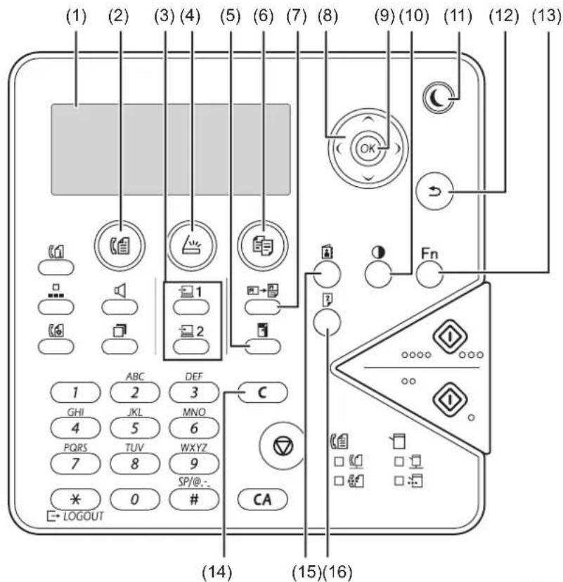 SHARP MX-C300W - OPERATION PANEL - 1