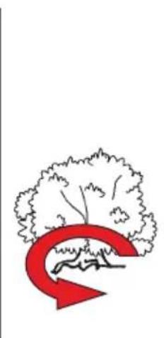 Simple graphic of a tree with a curved arrow, symbolizing environmental change (no text or symbols)