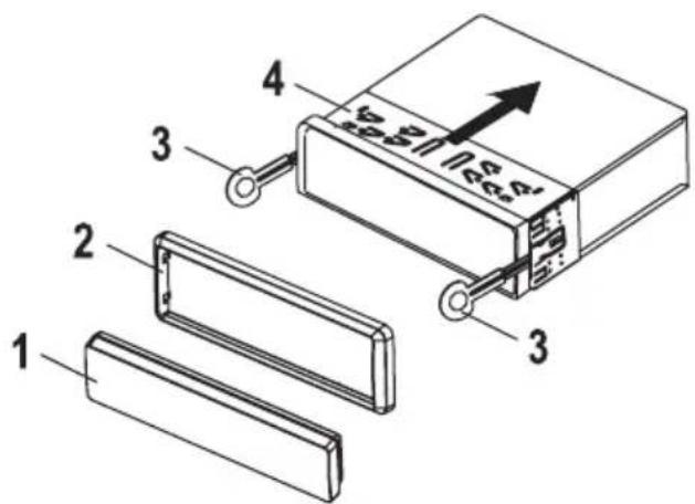 Renkforce RCD-3038KL - Einbau in den Radioschacht - 2