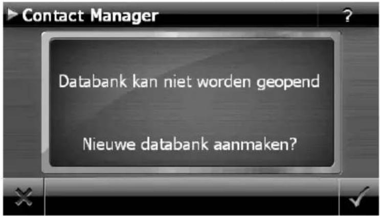 MEDION GoPal E5255 M40 (MD 97676) - Contactdatabank aanmaken - 2