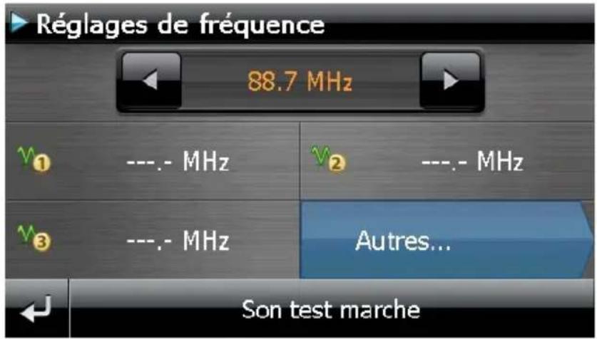 MEDION GoPal E5255 M40 (MD 97676) - Sélection de la fréquence - 1