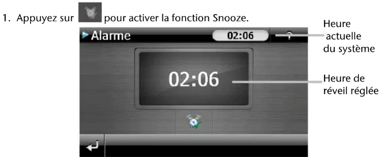 MEDION GoPal E5255 M40 (MD 97676) - Fonction Snooze - 1