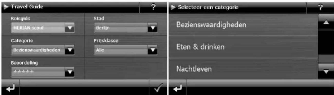 MEDION GoPal E5255 M40 (MD 97676) - Overzicht van het hoofdscherm - 3