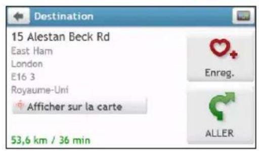 NAVMAN F350 - Comment planifier mon premier trajet ? - 3