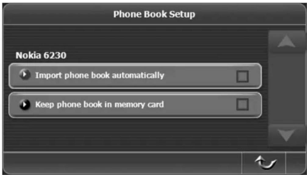 Phone Book Setup Nokia 6230 Import phone book automatically Keep phone book in memory card