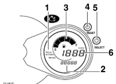 YAMAHA Cygnus125 (2011) - WARNING - 1