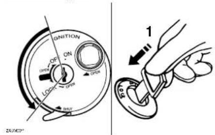 YAMAHA Cygnus125 (2011) - LOCK (Schloss) - 1